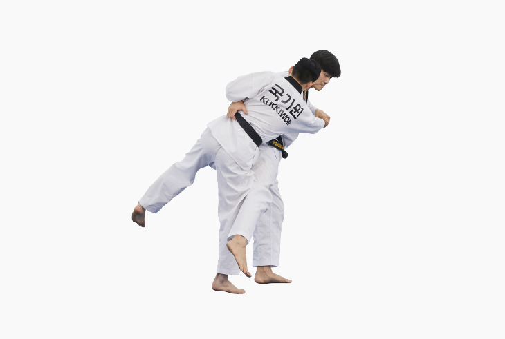 겨루기 넘기기 사진